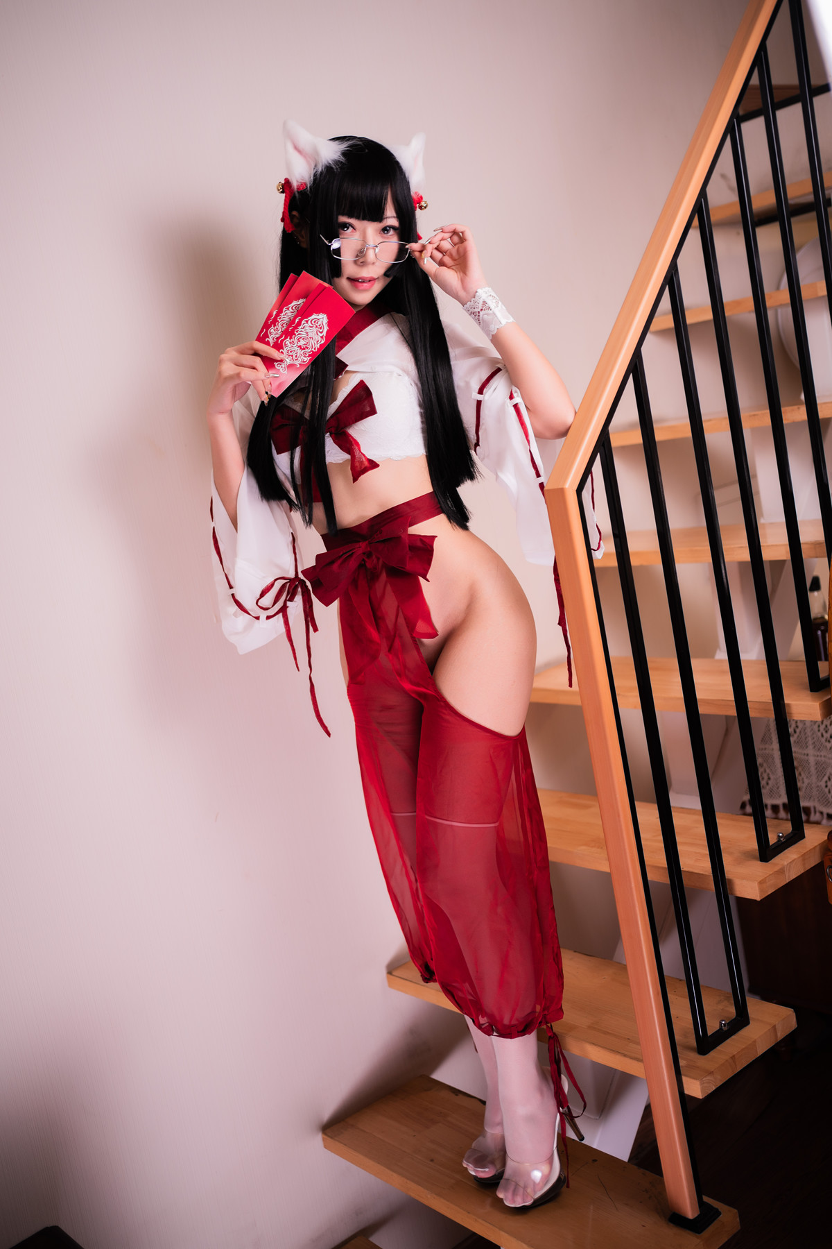 Cosplay Money冷冷 巫女 Shrine Maiden