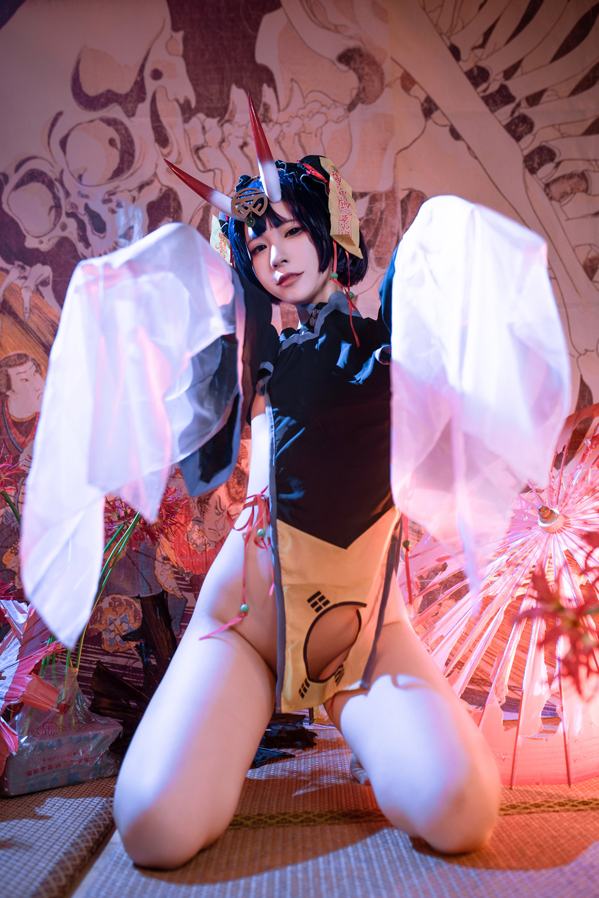 Cosplay Quan冉有点饿 酒吞同人僵尸