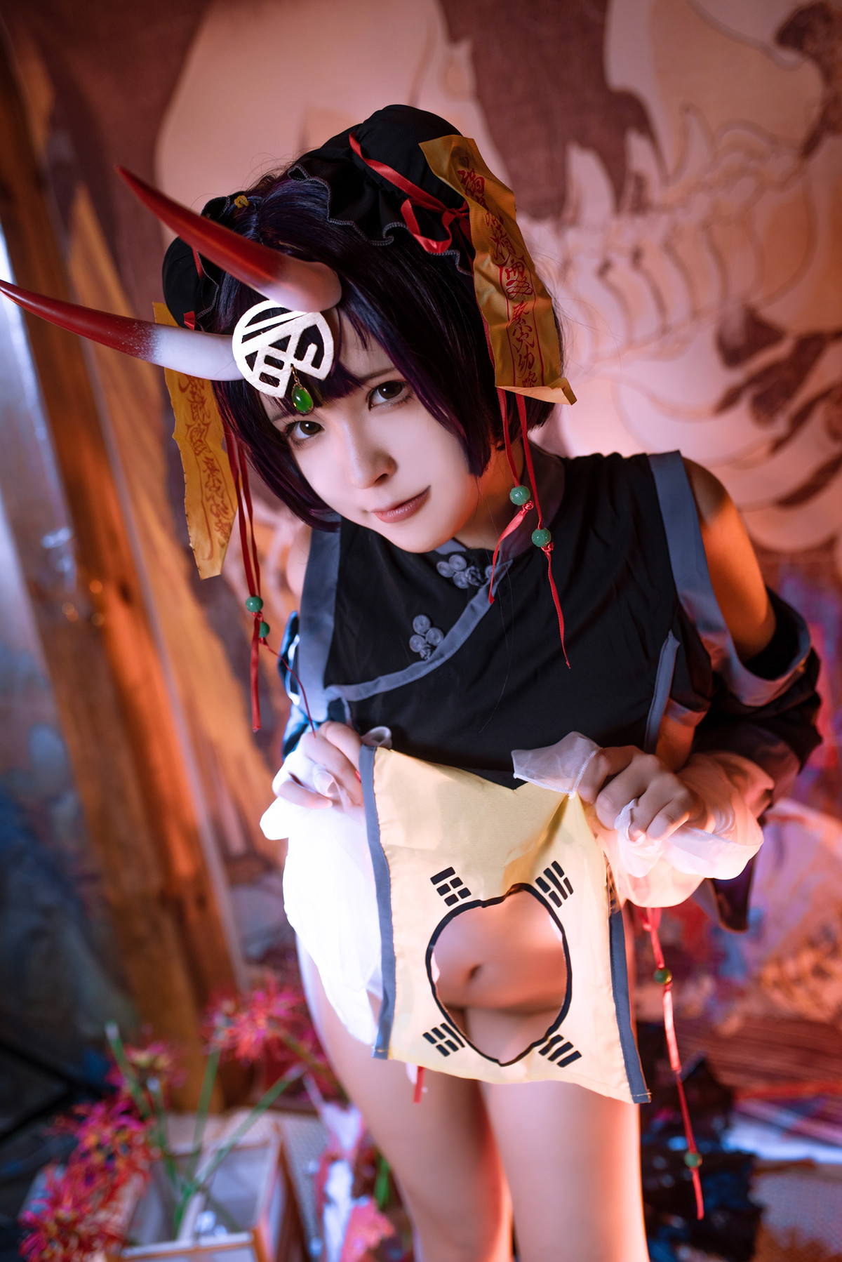 Cosplay Quan冉有点饿 酒吞同人僵尸