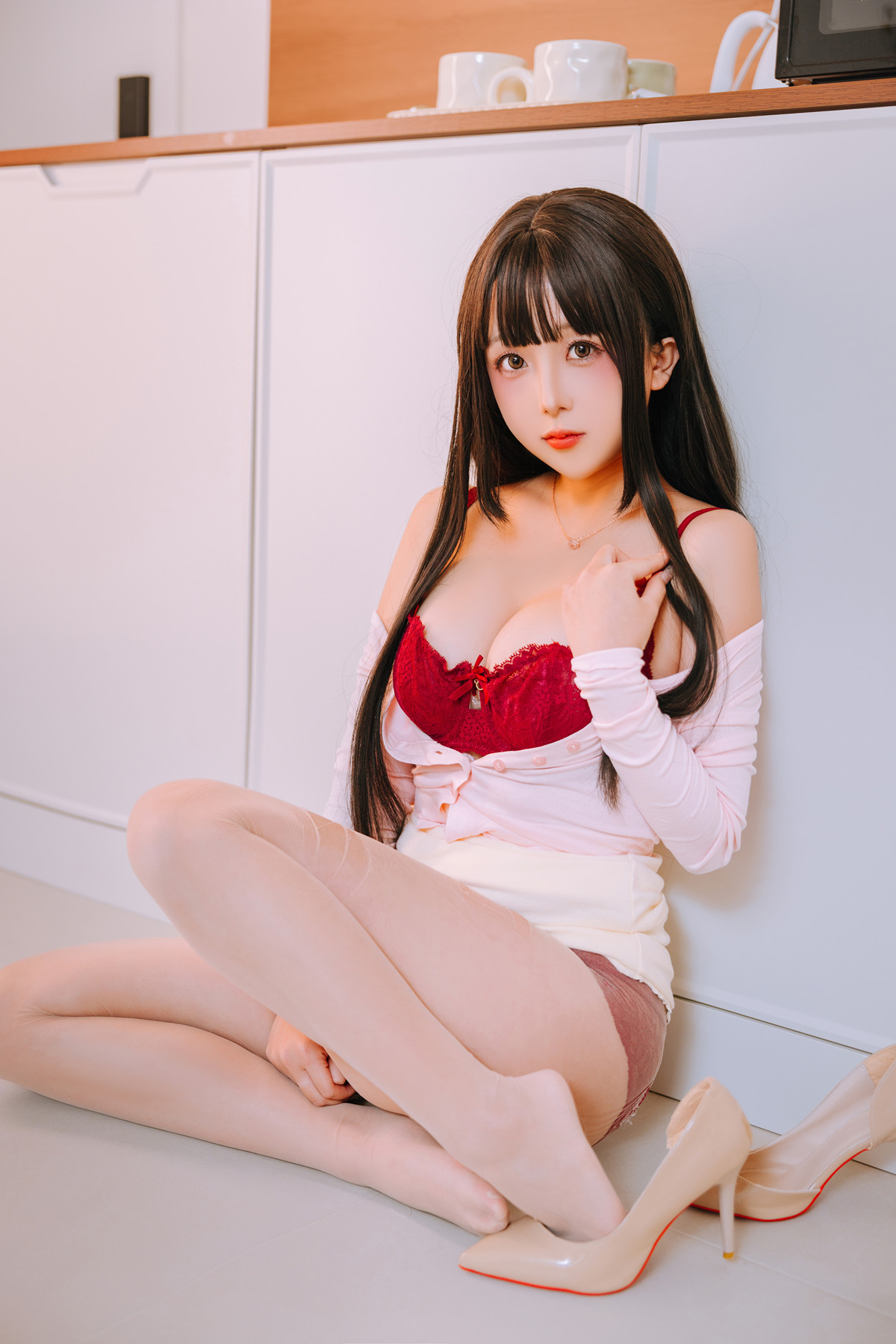 Cosplay Rinaijiao日奈娇 茶水间 Set.01