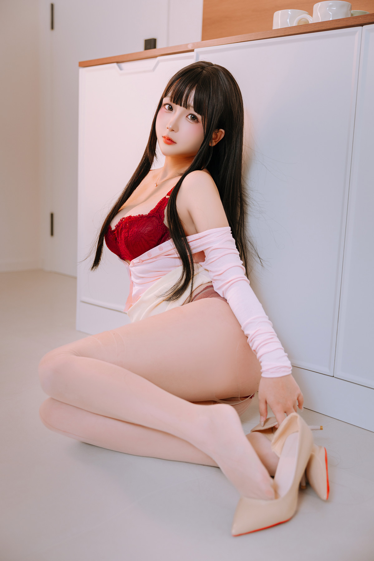 Cosplay Rinaijiao日奈娇 茶水间 Set.01