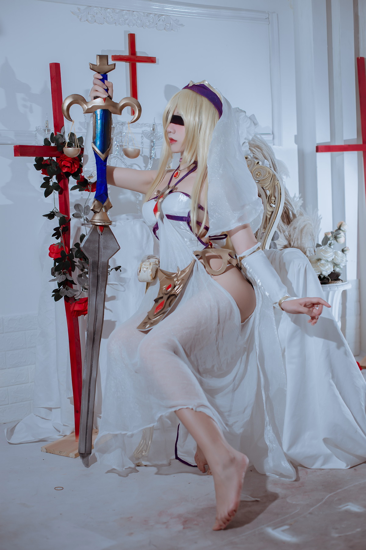 Cosplay 九曲Jean 剑圣女 Sword Saint