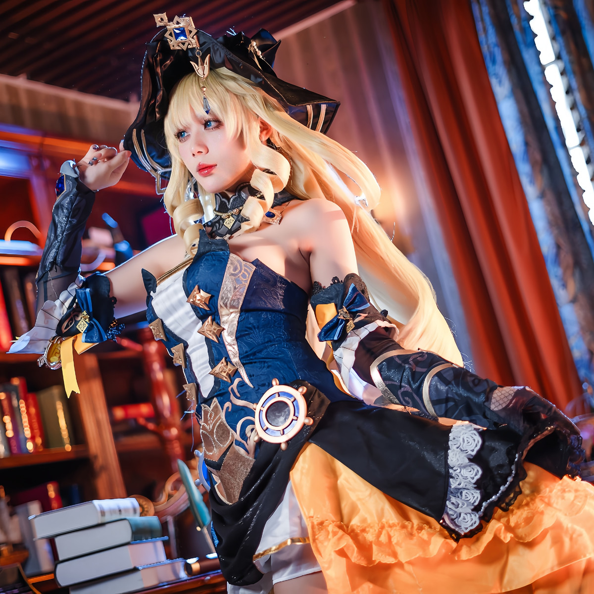 Cosplay 九言 原神 娜维娅 Navia – Genshin