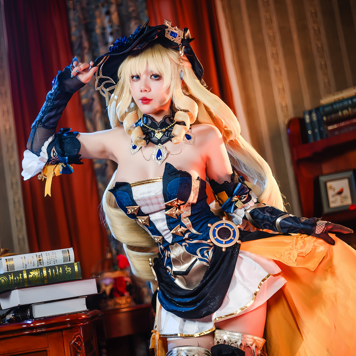 Cosplay 九言 原神 娜维娅 Navia – Genshin