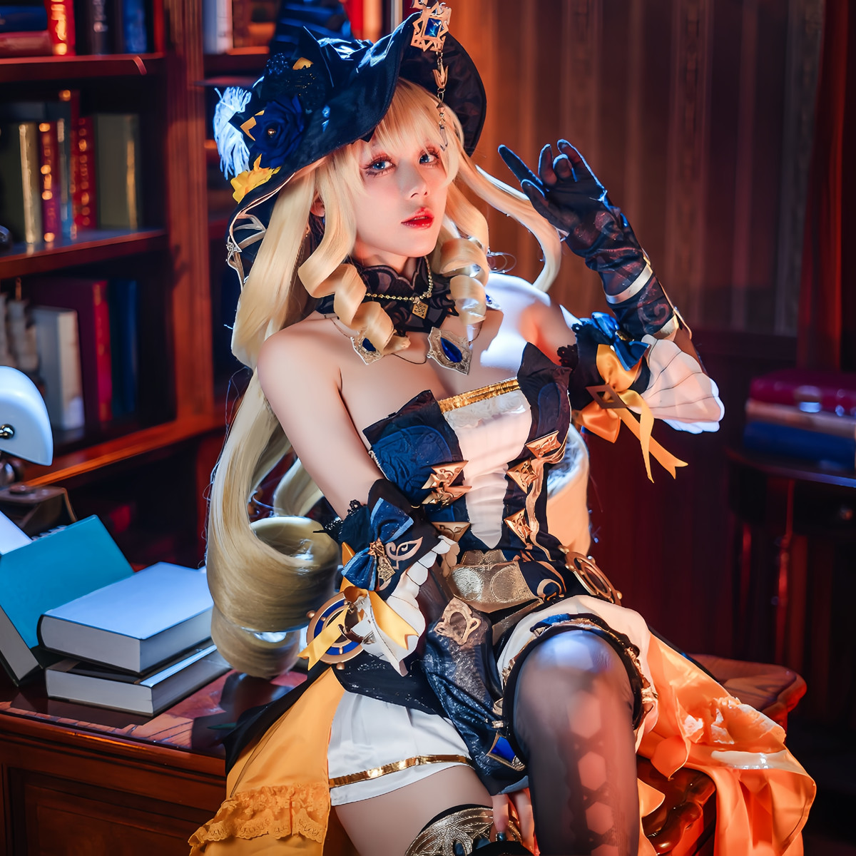 Cosplay 九言 原神 娜维娅 Navia – Genshin