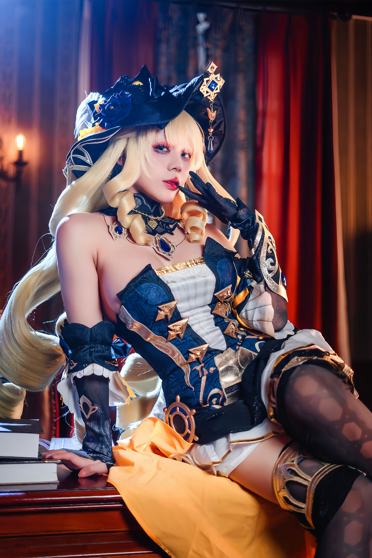 Cosplay 九言 原神 娜维娅 Navia – Genshin