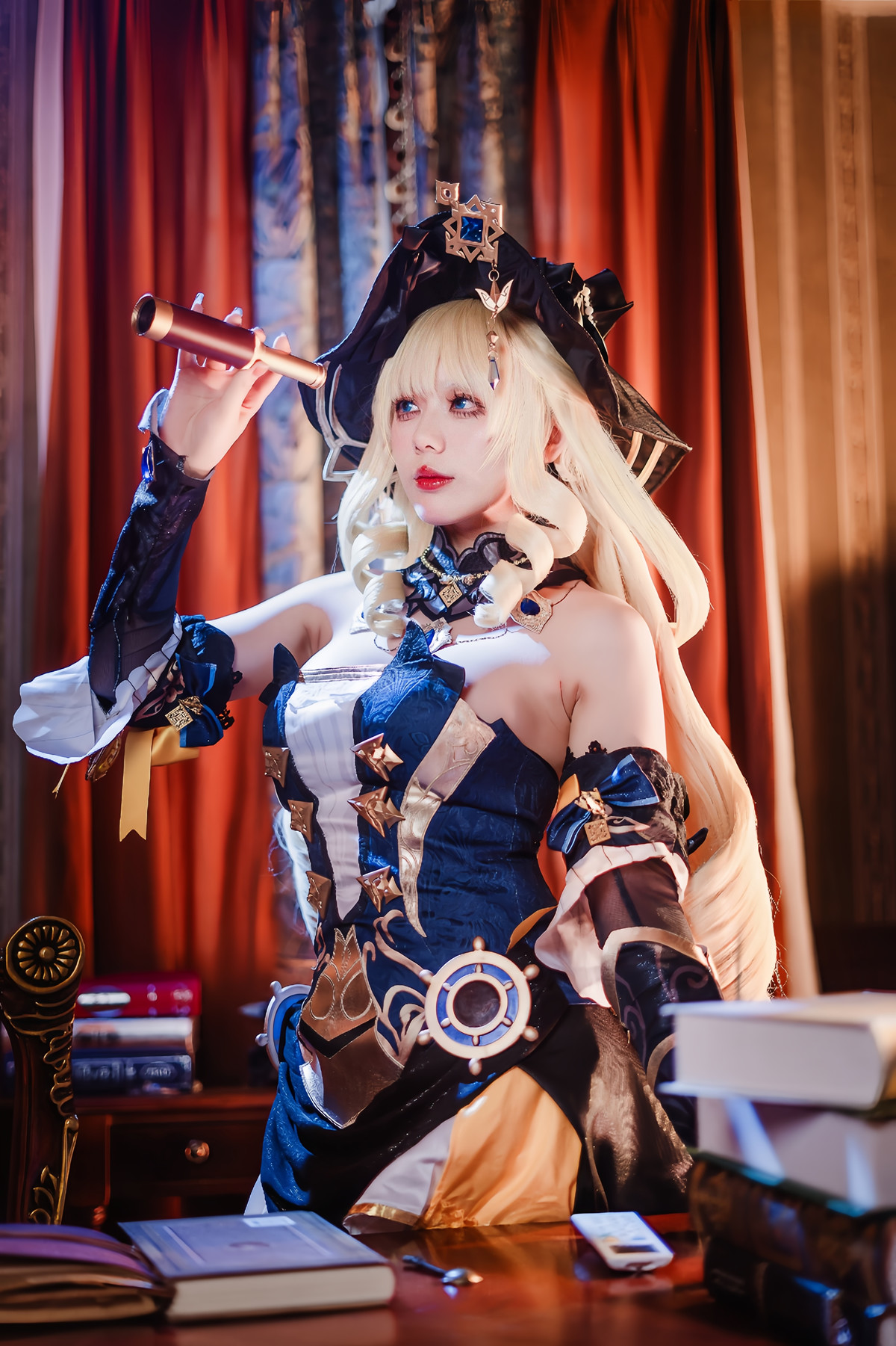 Cosplay 九言 原神 娜维娅 Navia – Genshin