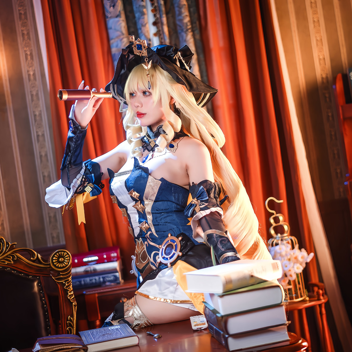 Cosplay 九言 原神 娜维娅 Navia – Genshin