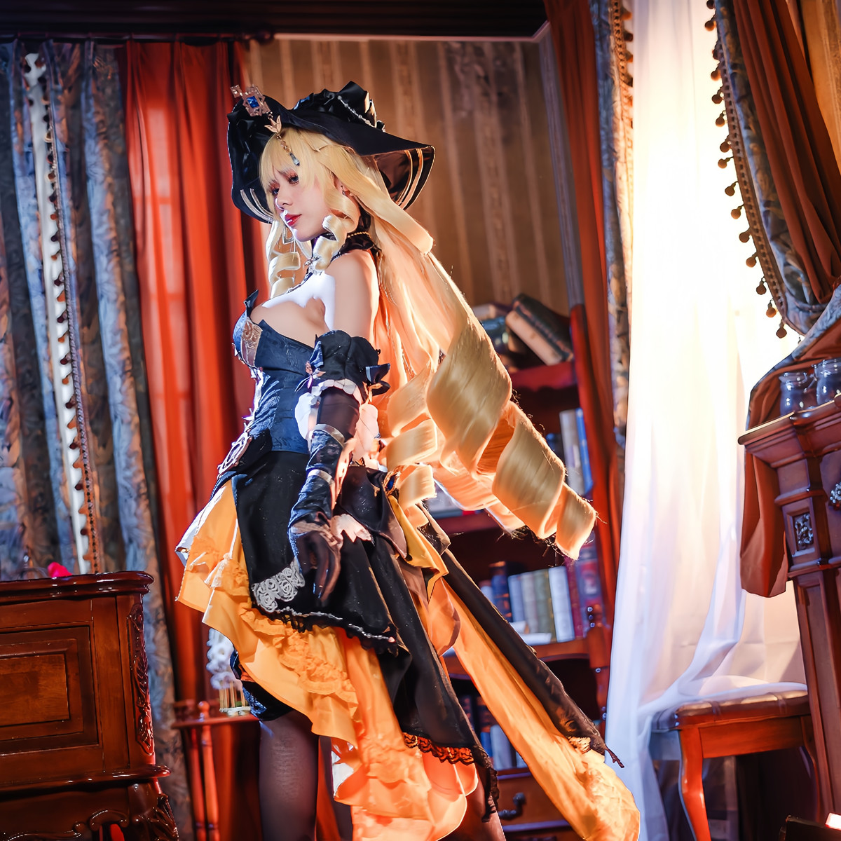 Cosplay 九言 原神 娜维娅 Navia – Genshin