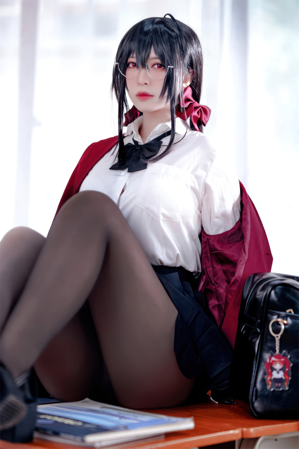 Cosplay 半半子Banbanko 大凤 风纪委员