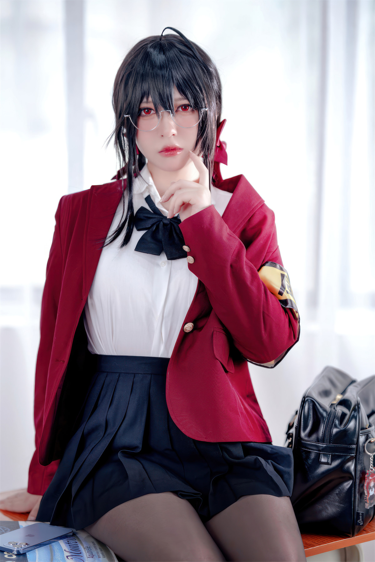 Cosplay 半半子Banbanko 大凤 风纪委员