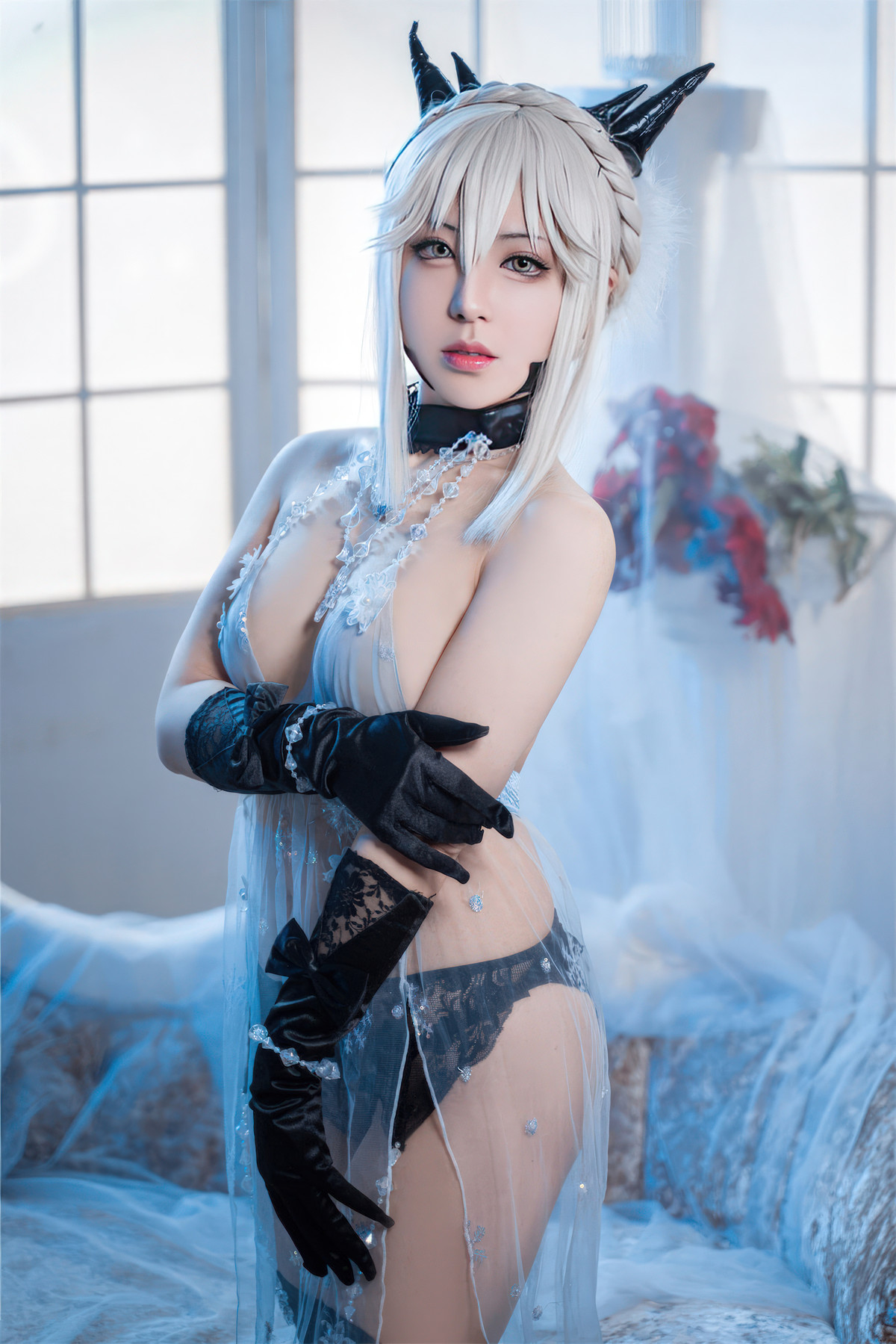 Cosplay 虎森森 黑枪呆 皇室糖霜