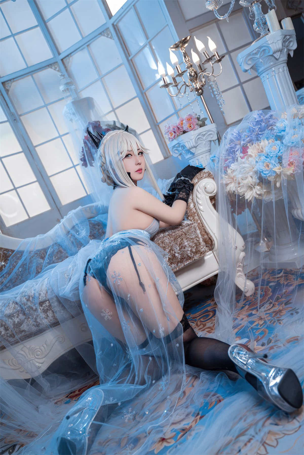 Cosplay 虎森森 黑枪呆 皇室糖霜