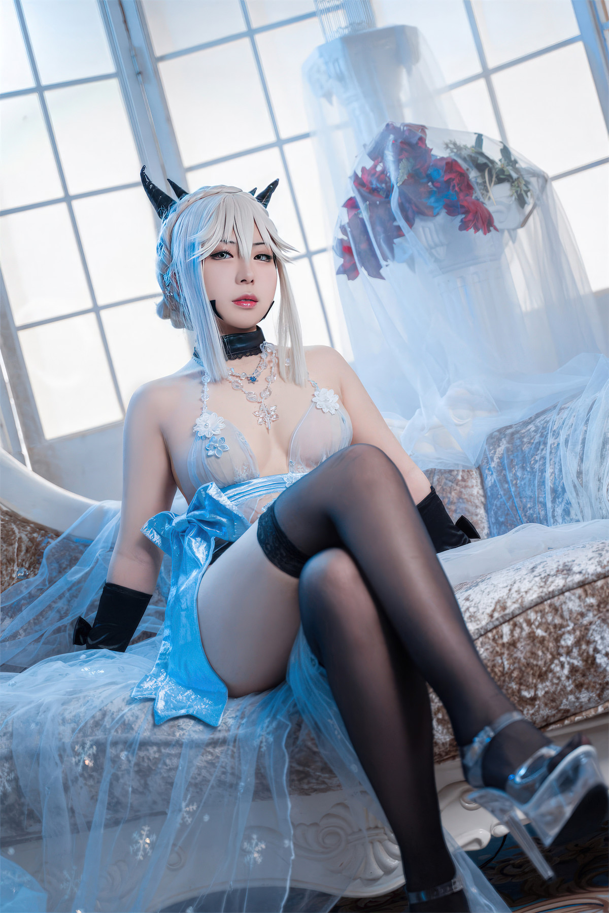 Cosplay 虎森森 黑枪呆 皇室糖霜