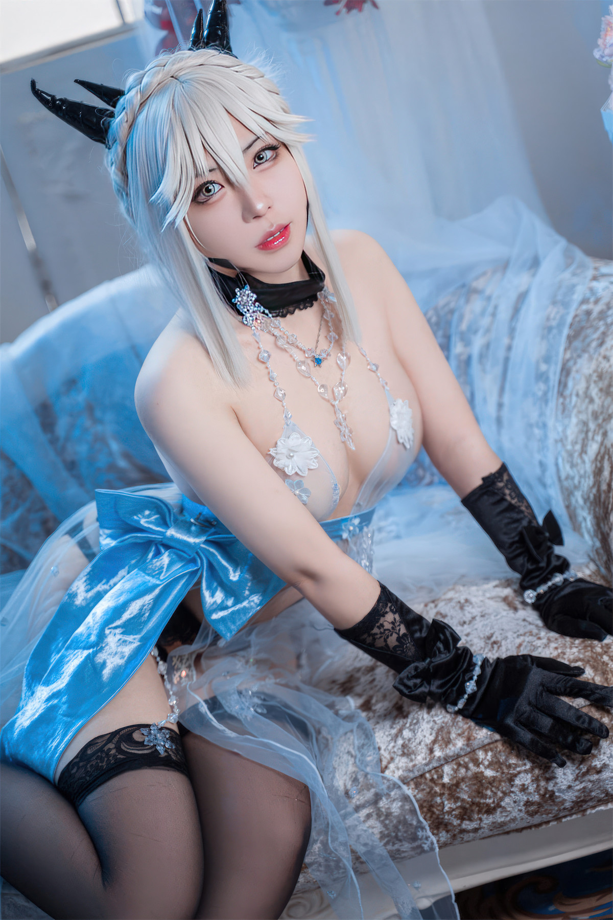 Cosplay 虎森森 黑枪呆 皇室糖霜