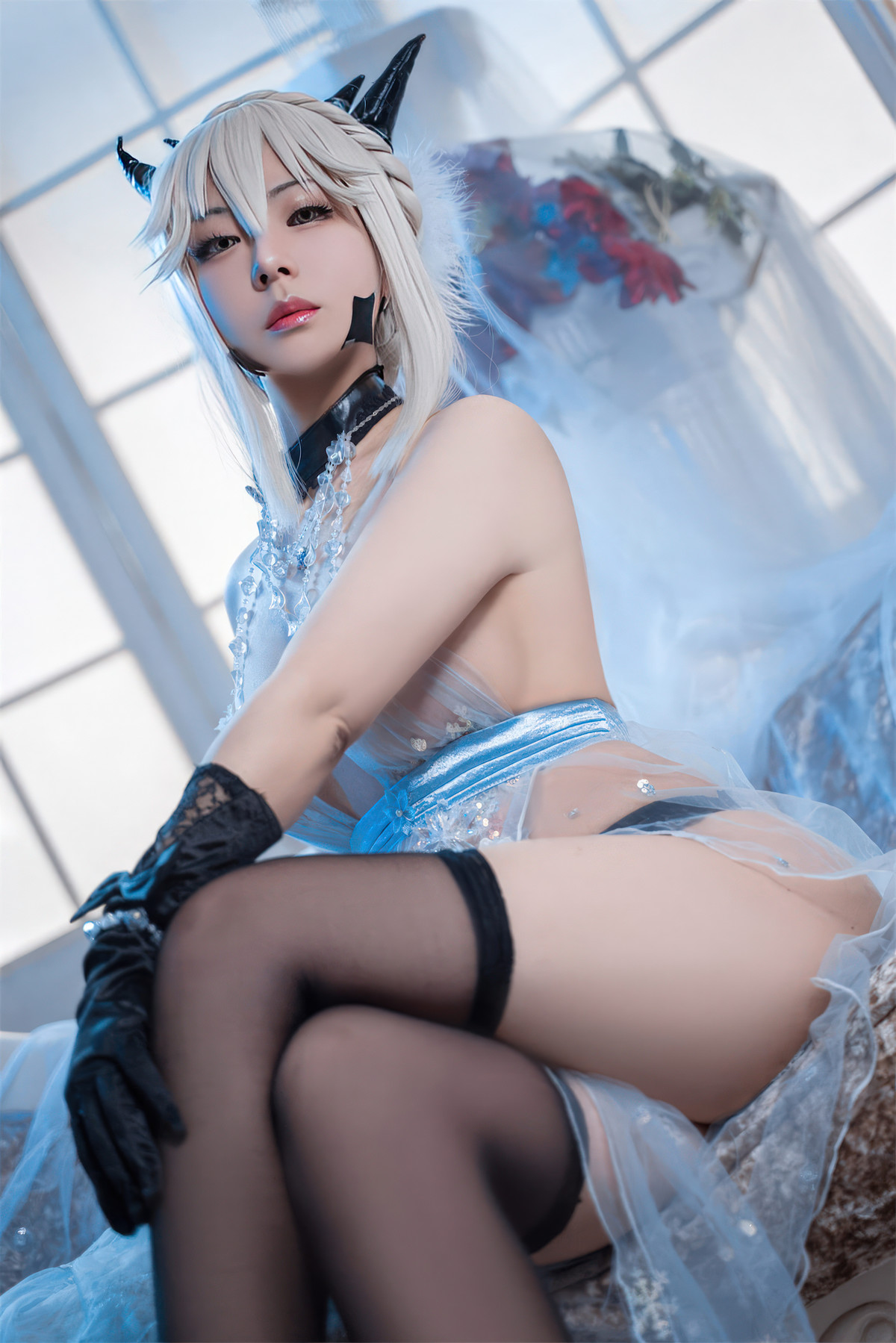 Cosplay 虎森森 黑枪呆 皇室糖霜