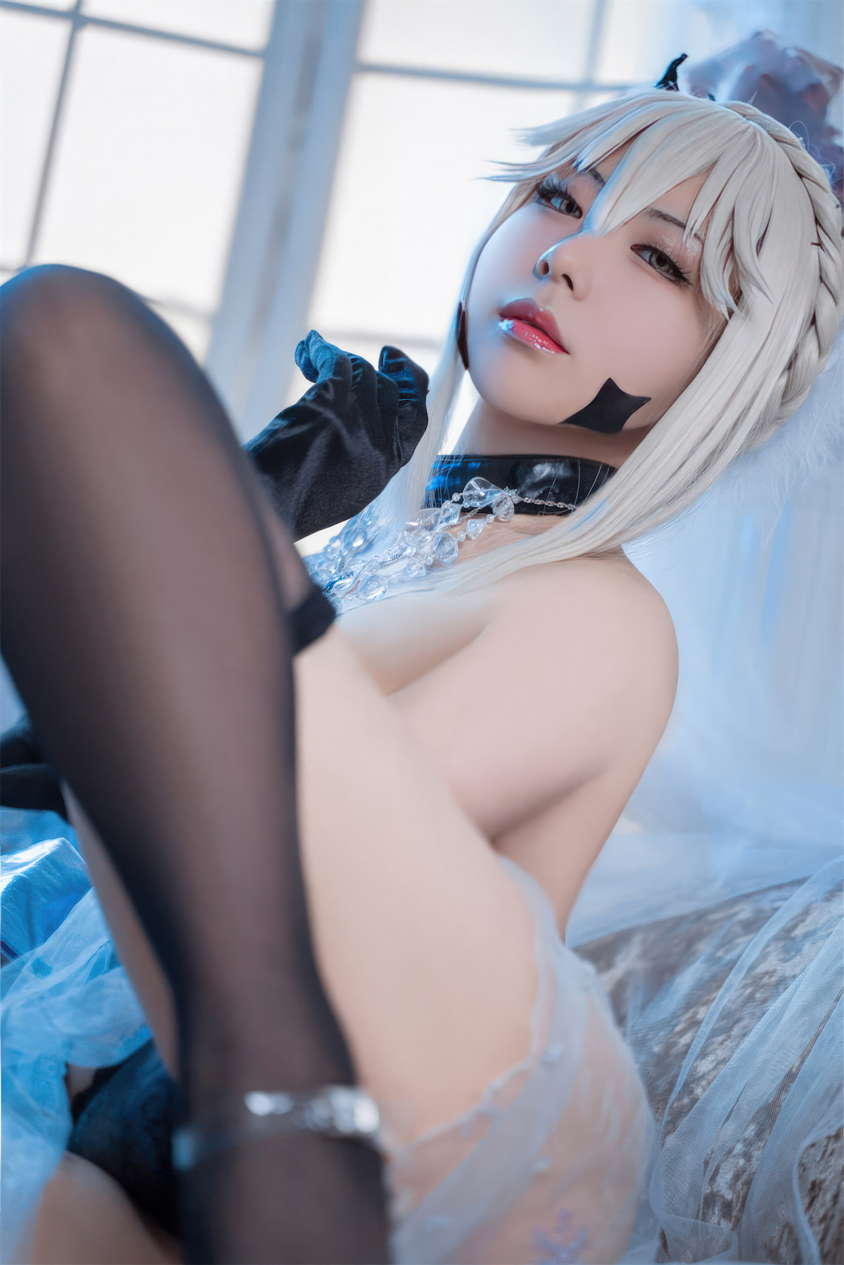 Cosplay 虎森森 黑枪呆 皇室糖霜