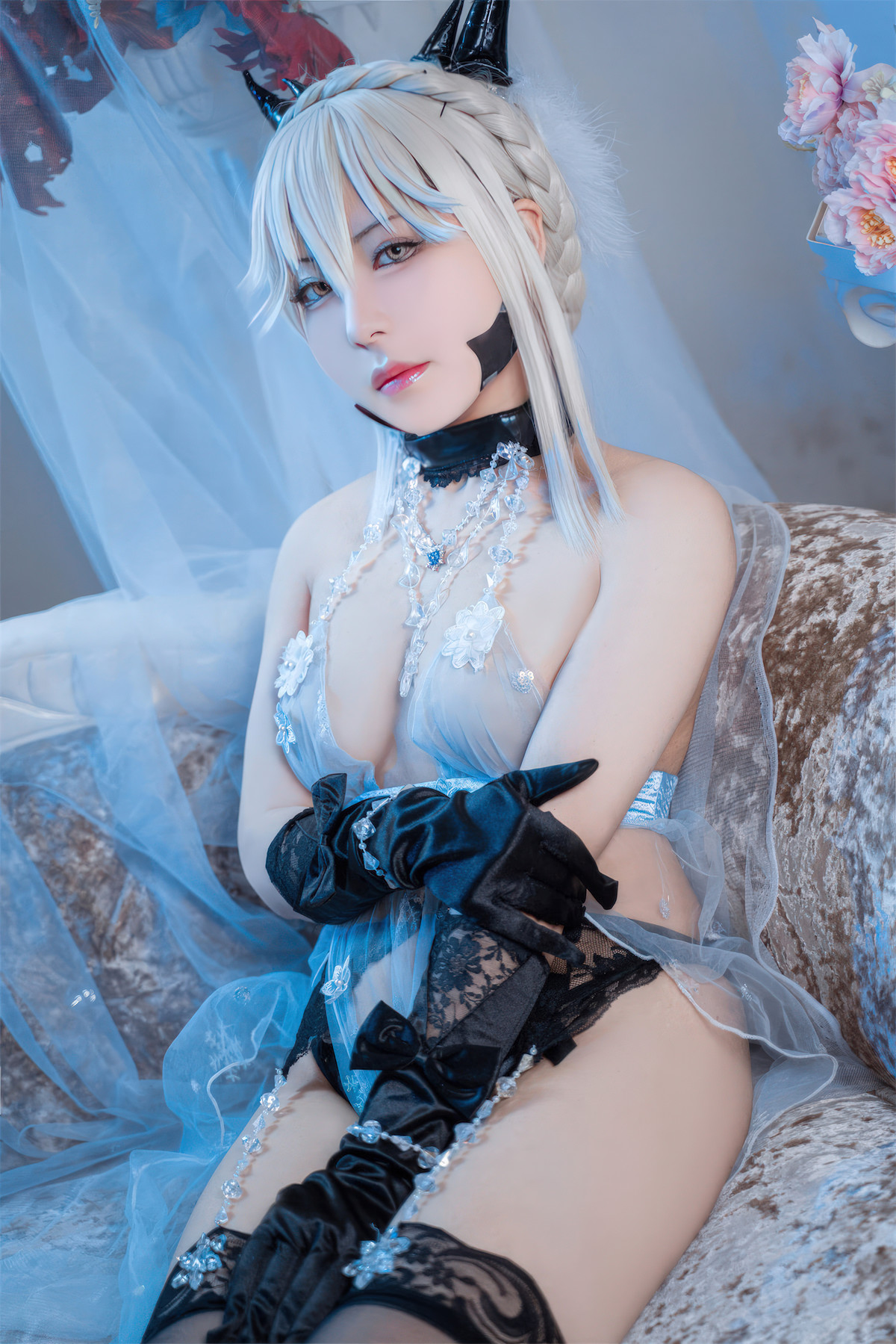 Cosplay 虎森森 黑枪呆 皇室糖霜