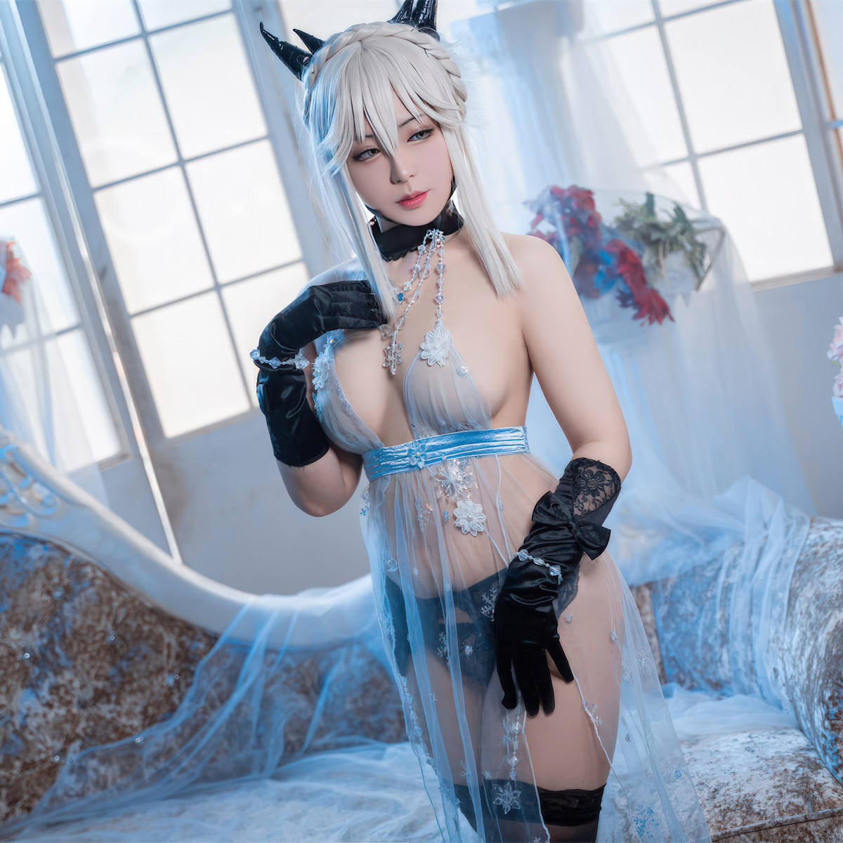 Cosplay 虎森森 黑枪呆 皇室糖霜