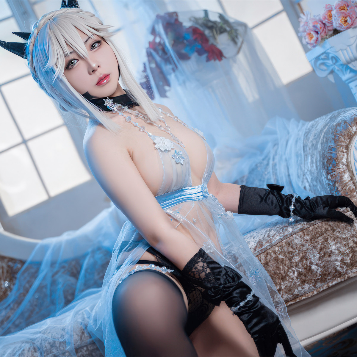 Cosplay 虎森森 黑枪呆 皇室糖霜