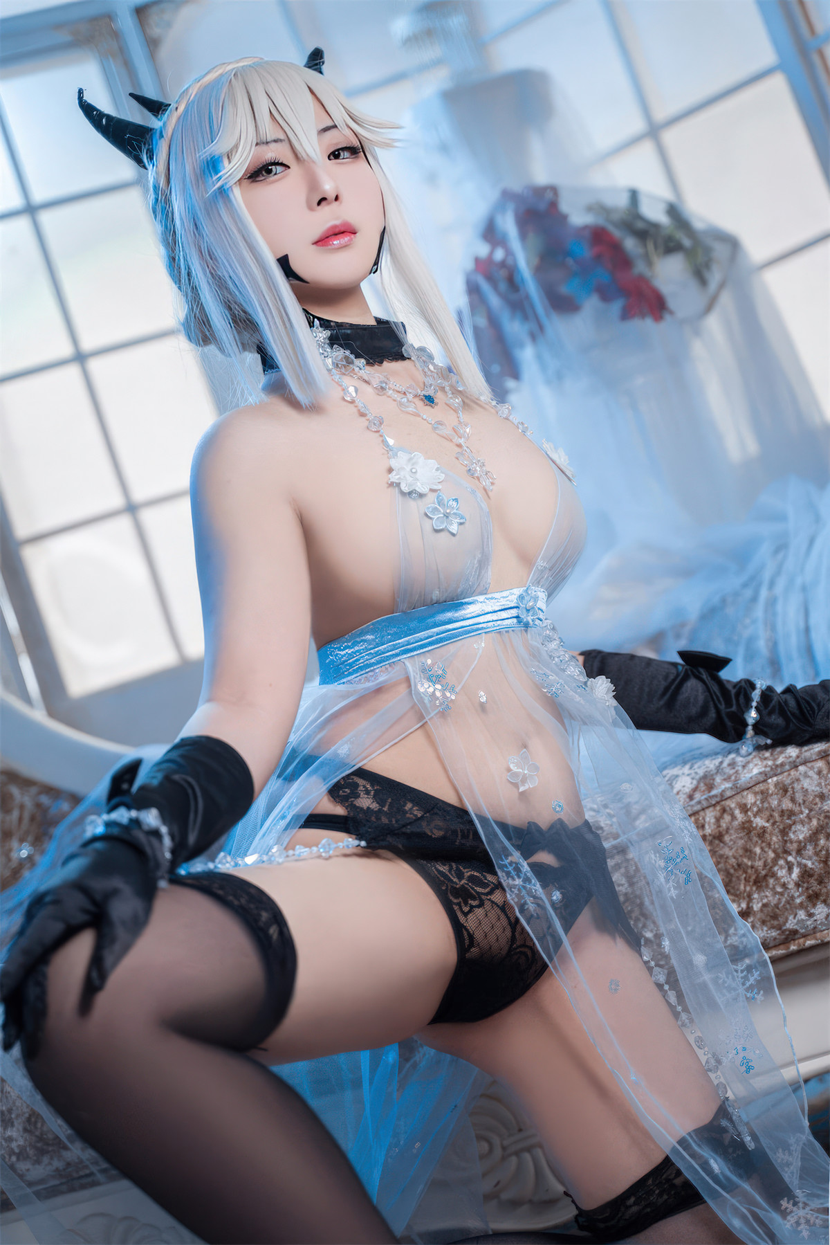 Cosplay 虎森森 黑枪呆 皇室糖霜