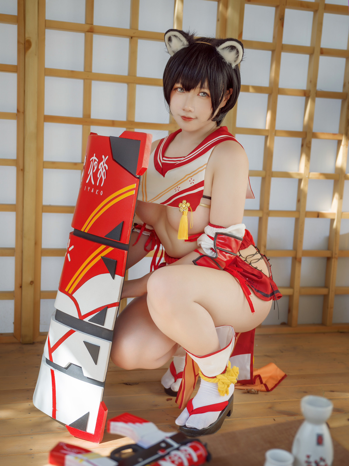 Cosplay 麻花麻花酱 椿 Tsubaki