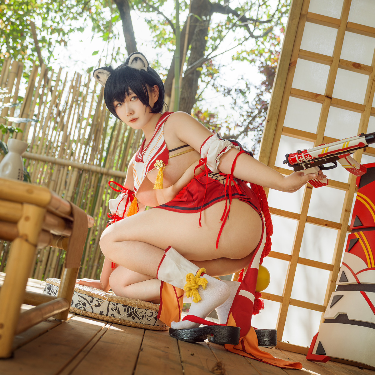 Cosplay 麻花麻花酱 椿 Tsubaki