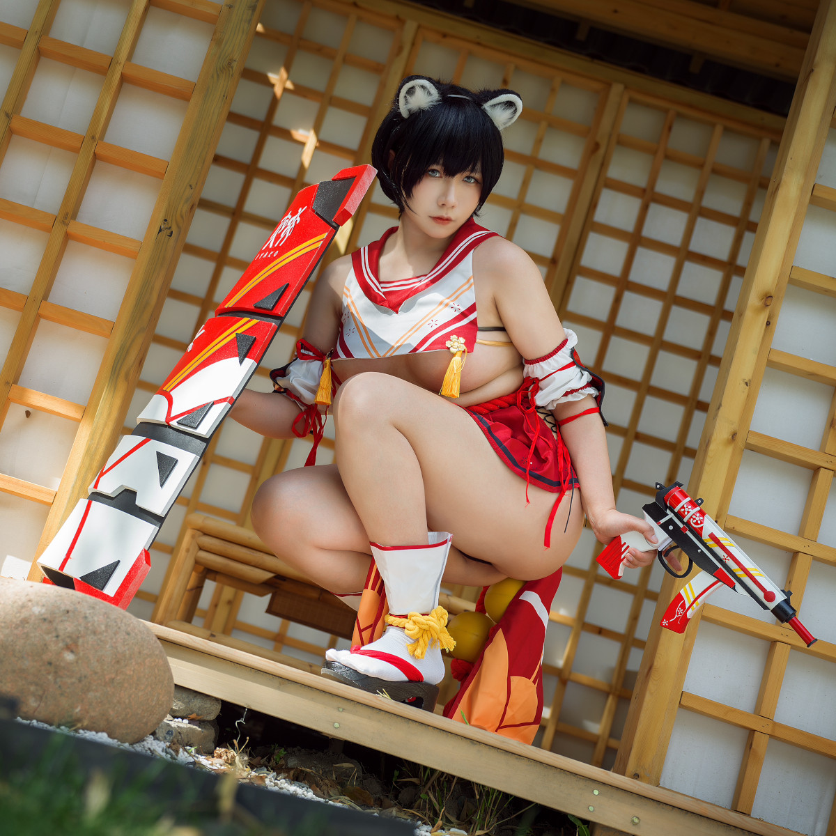 Cosplay 麻花麻花酱 椿 Tsubaki