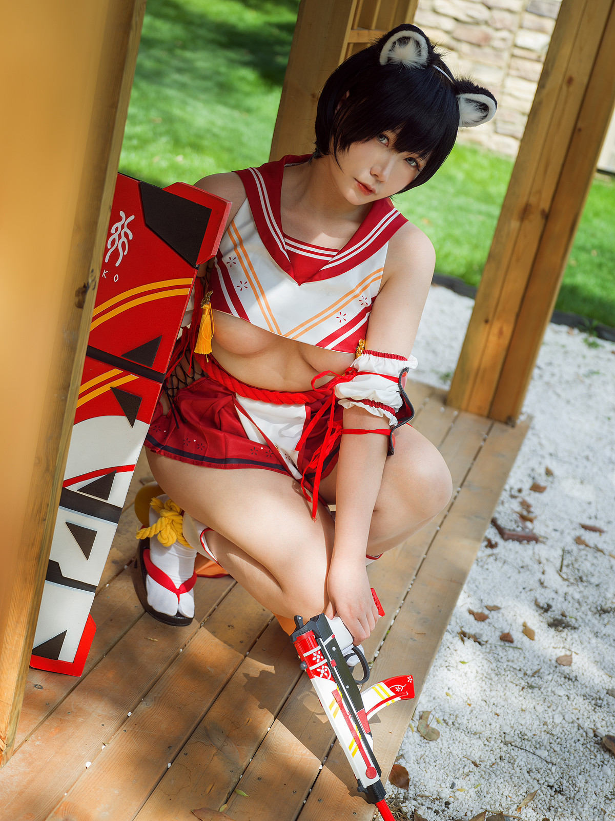 Cosplay 麻花麻花酱 椿 Tsubaki