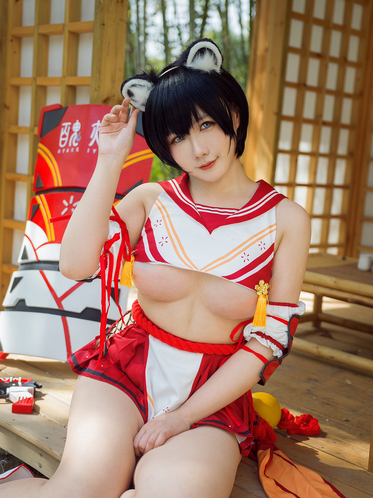 Cosplay 麻花麻花酱 椿 Tsubaki