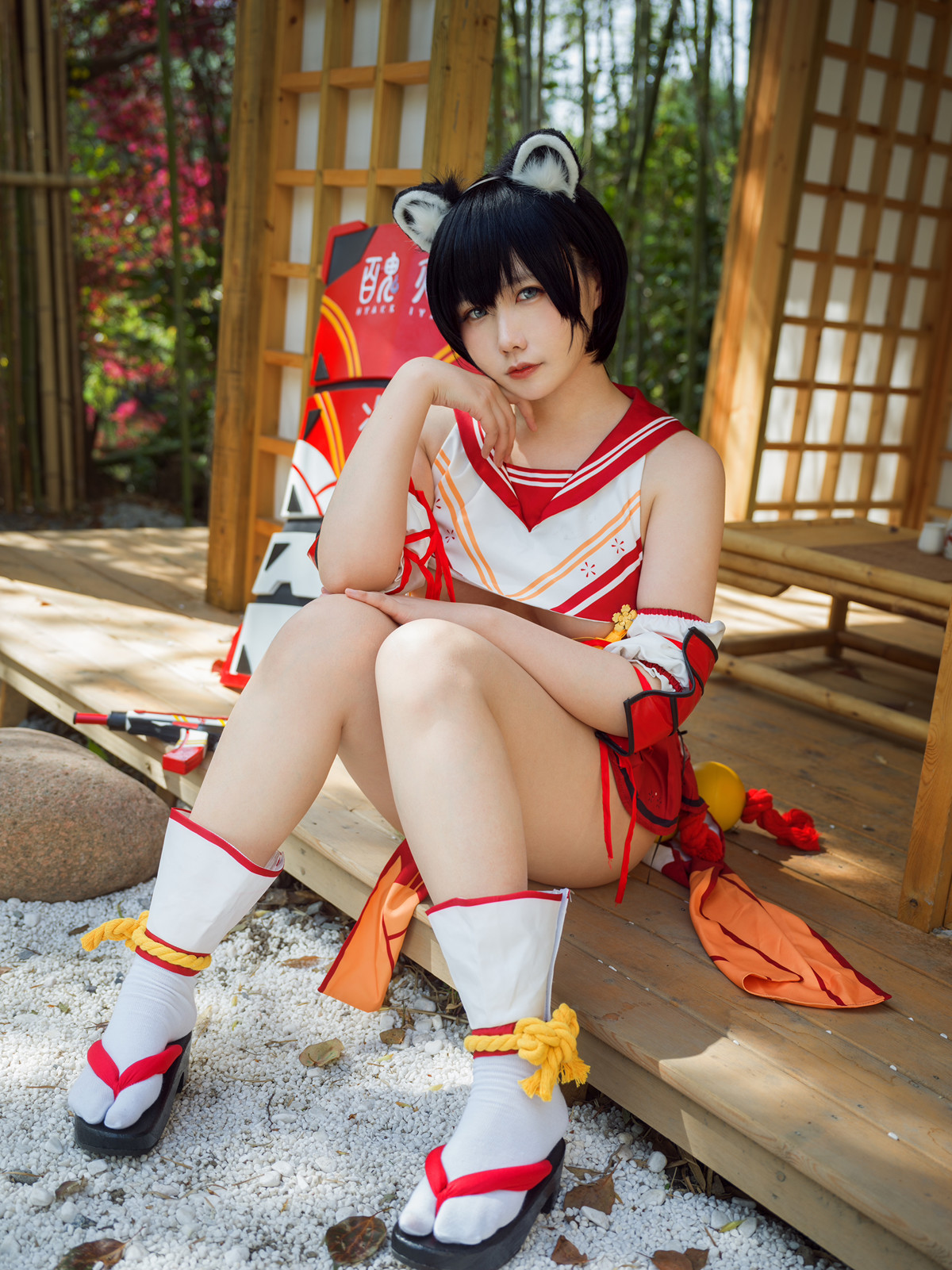 Cosplay 麻花麻花酱 椿 Tsubaki