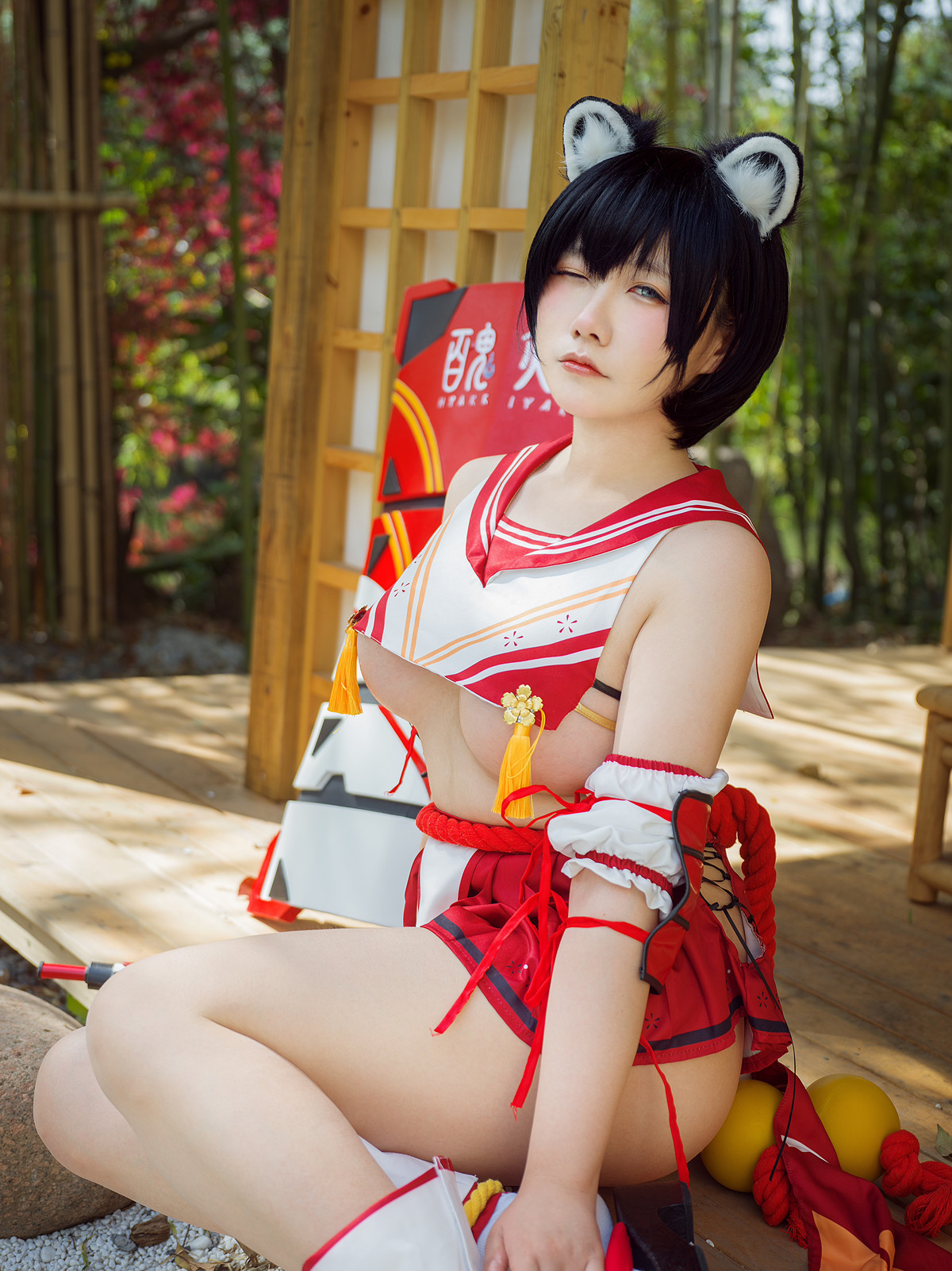 Cosplay 麻花麻花酱 椿 Tsubaki