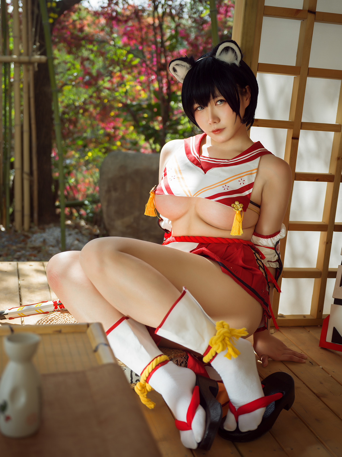 Cosplay 麻花麻花酱 椿 Tsubaki