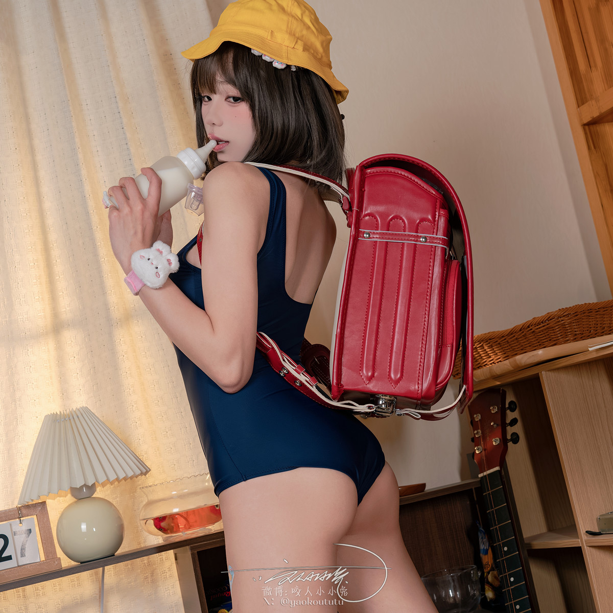 Cosplay 黏黏团子兔 奶嘴死库水