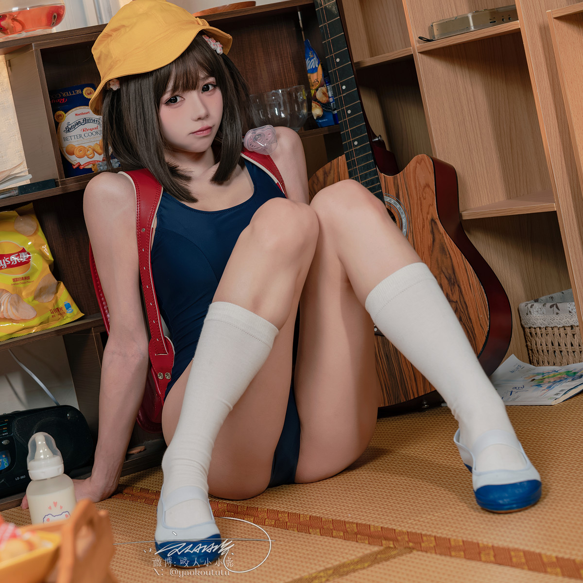 Cosplay 黏黏团子兔 奶嘴死库水