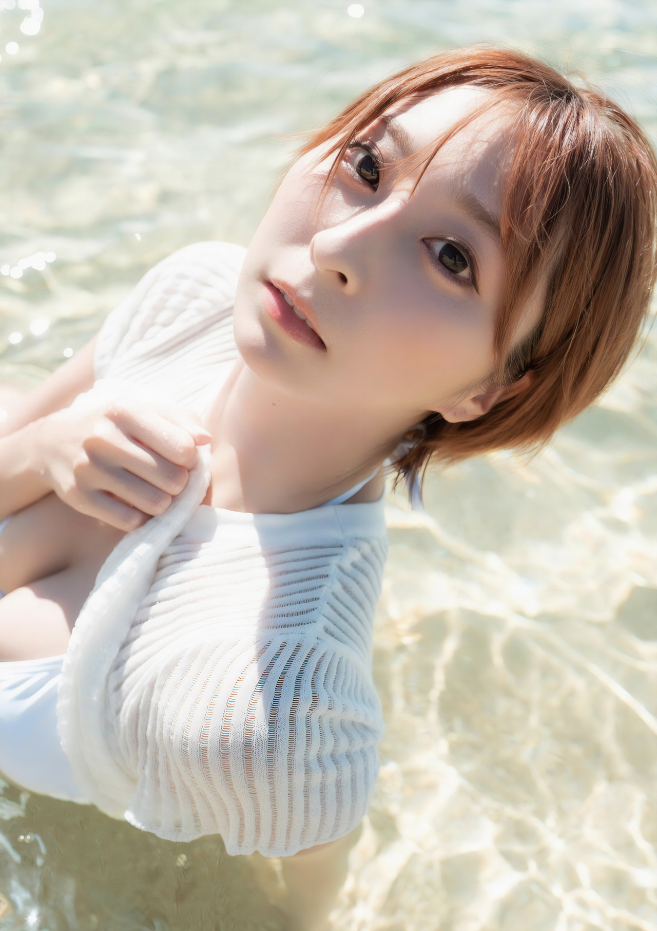 Saki Ogata 緒方咲, 写真集 ‘咲ちぃの長い夏休み Saki’s Long Vacation’ Set.01