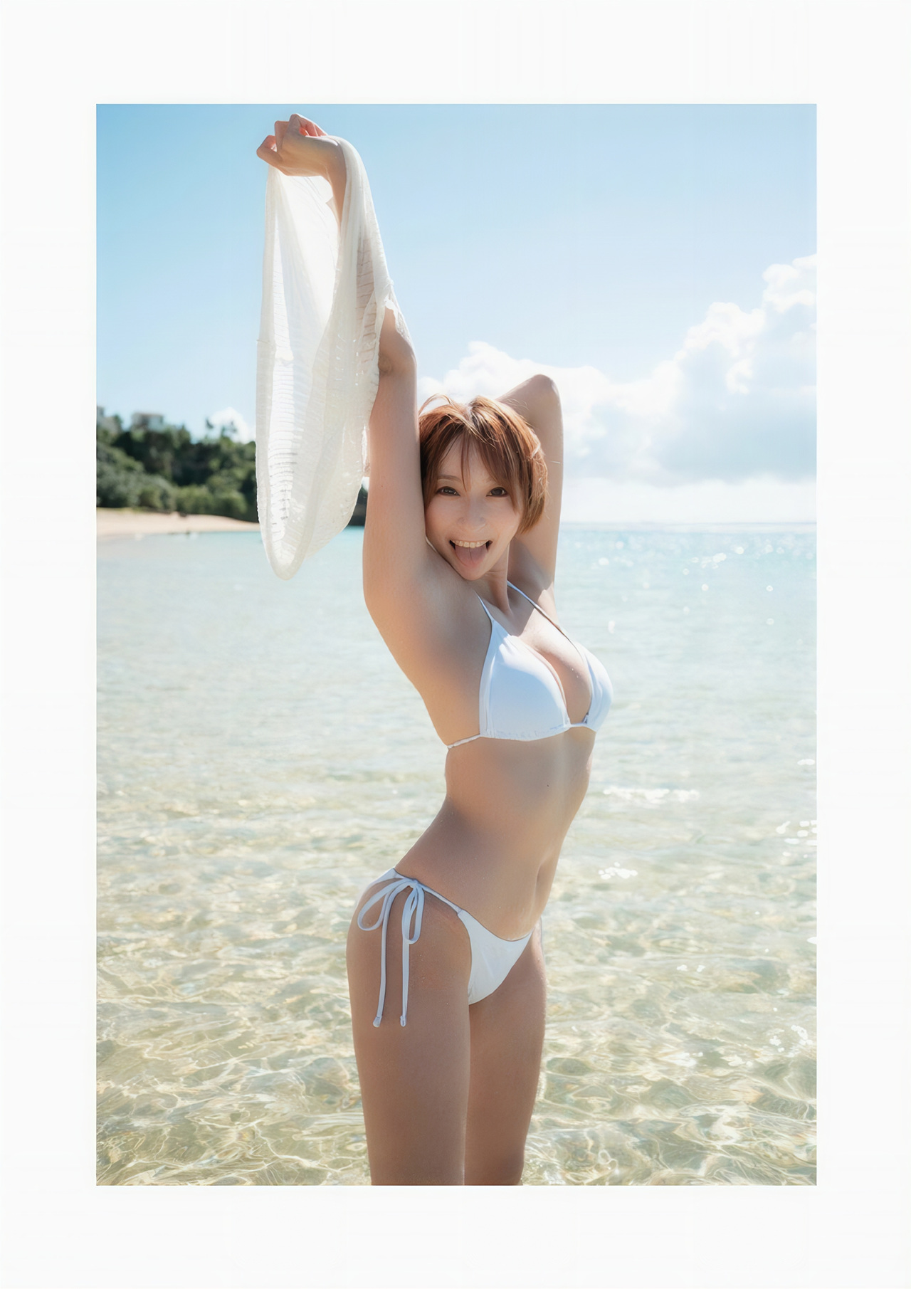 Saki Ogata 緒方咲, 写真集 ‘咲ちぃの長い夏休み Saki’s Long Vacation’ Set.01