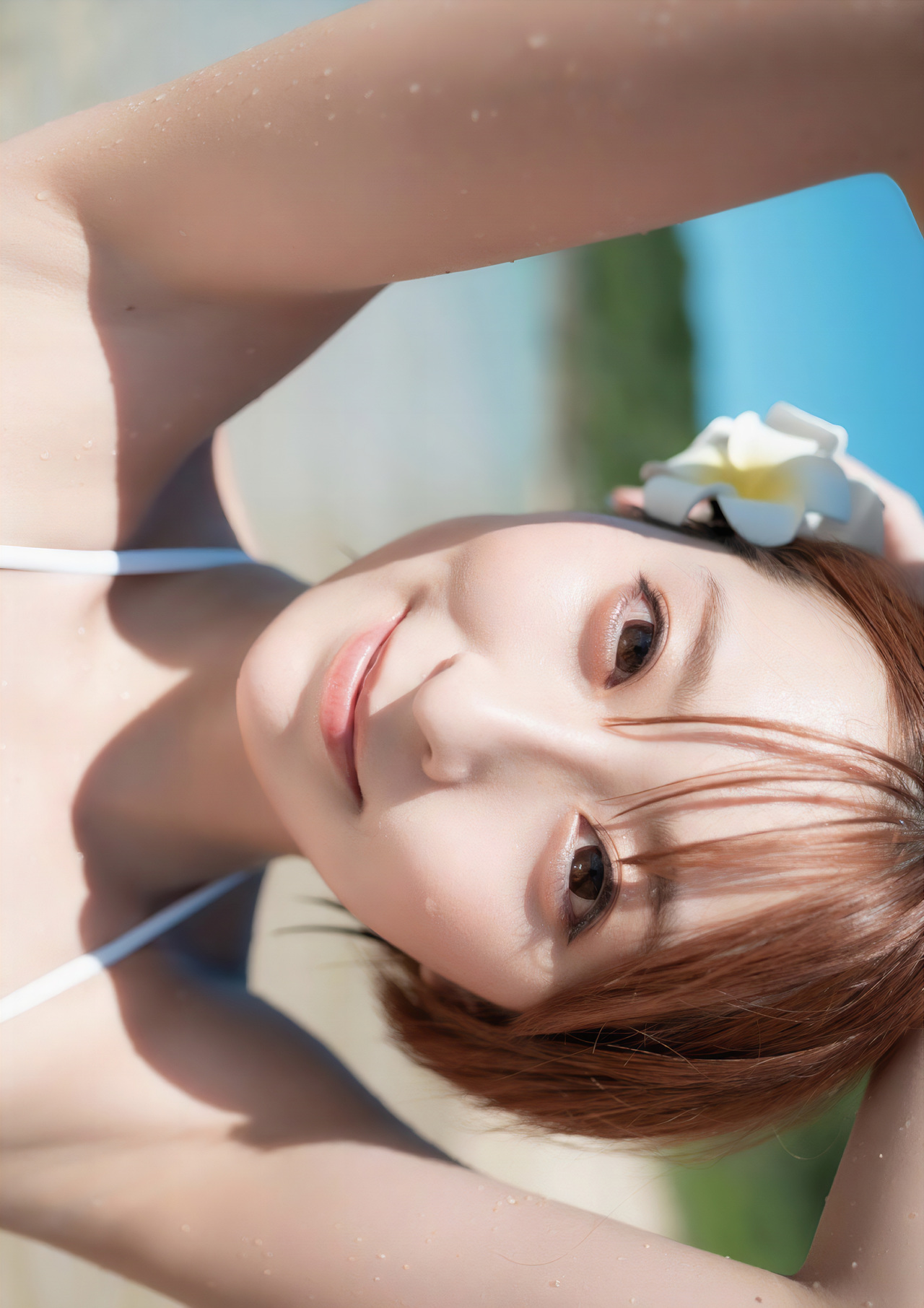 Saki Ogata 緒方咲, 写真集 ‘咲ちぃの長い夏休み Saki’s Long Vacation’ Set.01