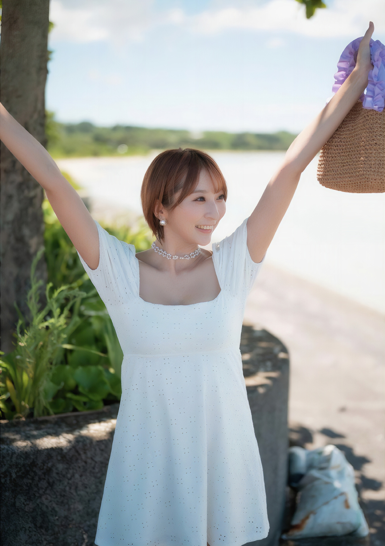 Saki Ogata 緒方咲, 写真集 ‘咲ちぃの長い夏休み Saki’s Long Vacation’ Set.04