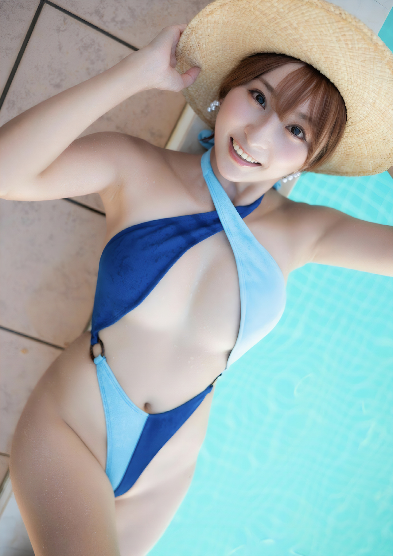 Saki Ogata 緒方咲, 写真集 ‘咲ちぃの長い夏休み Saki’s Long Vacation’ Set.04