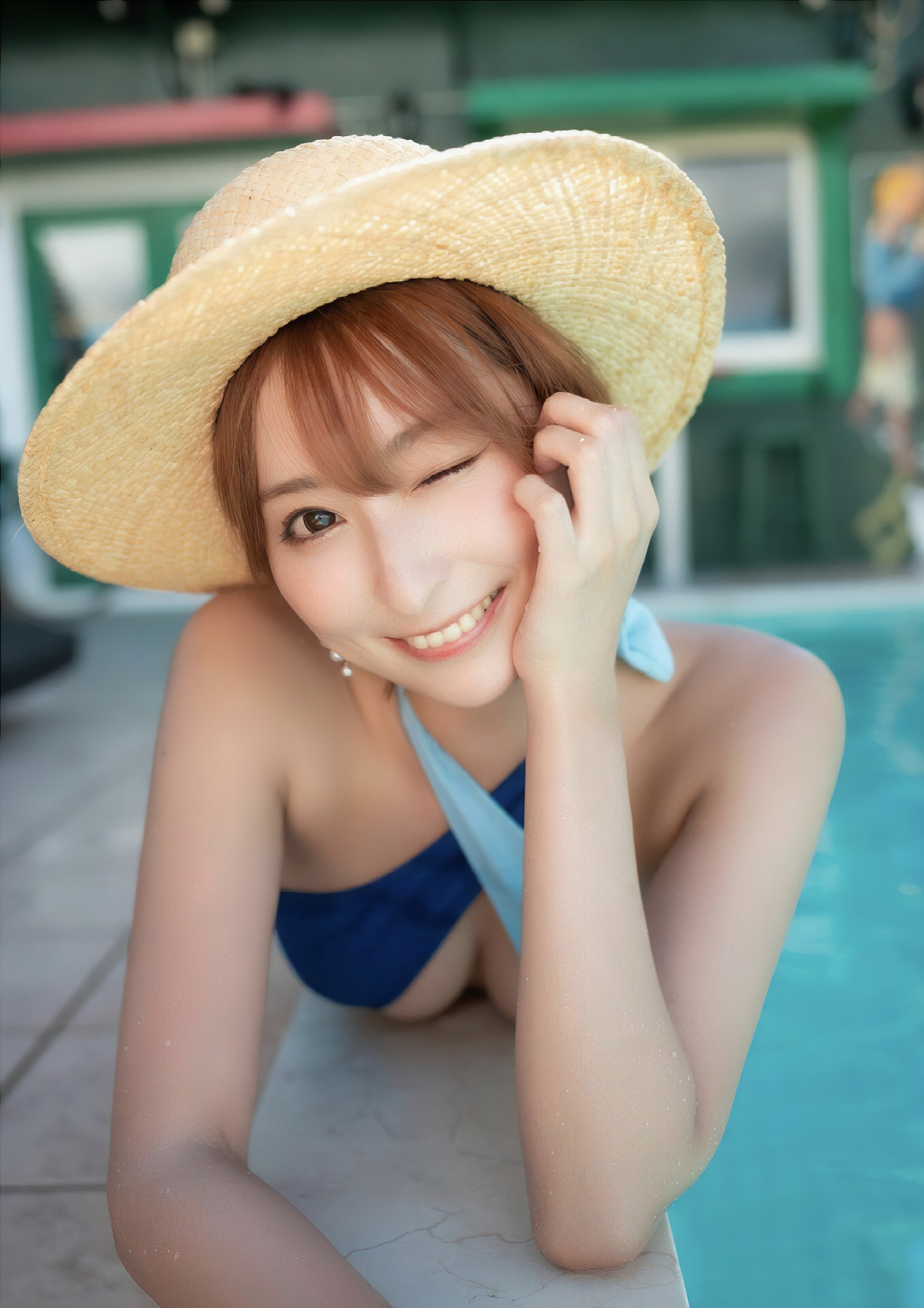 Saki Ogata 緒方咲, 写真集 ‘咲ちぃの長い夏休み Saki’s Long Vacation’ Set.04