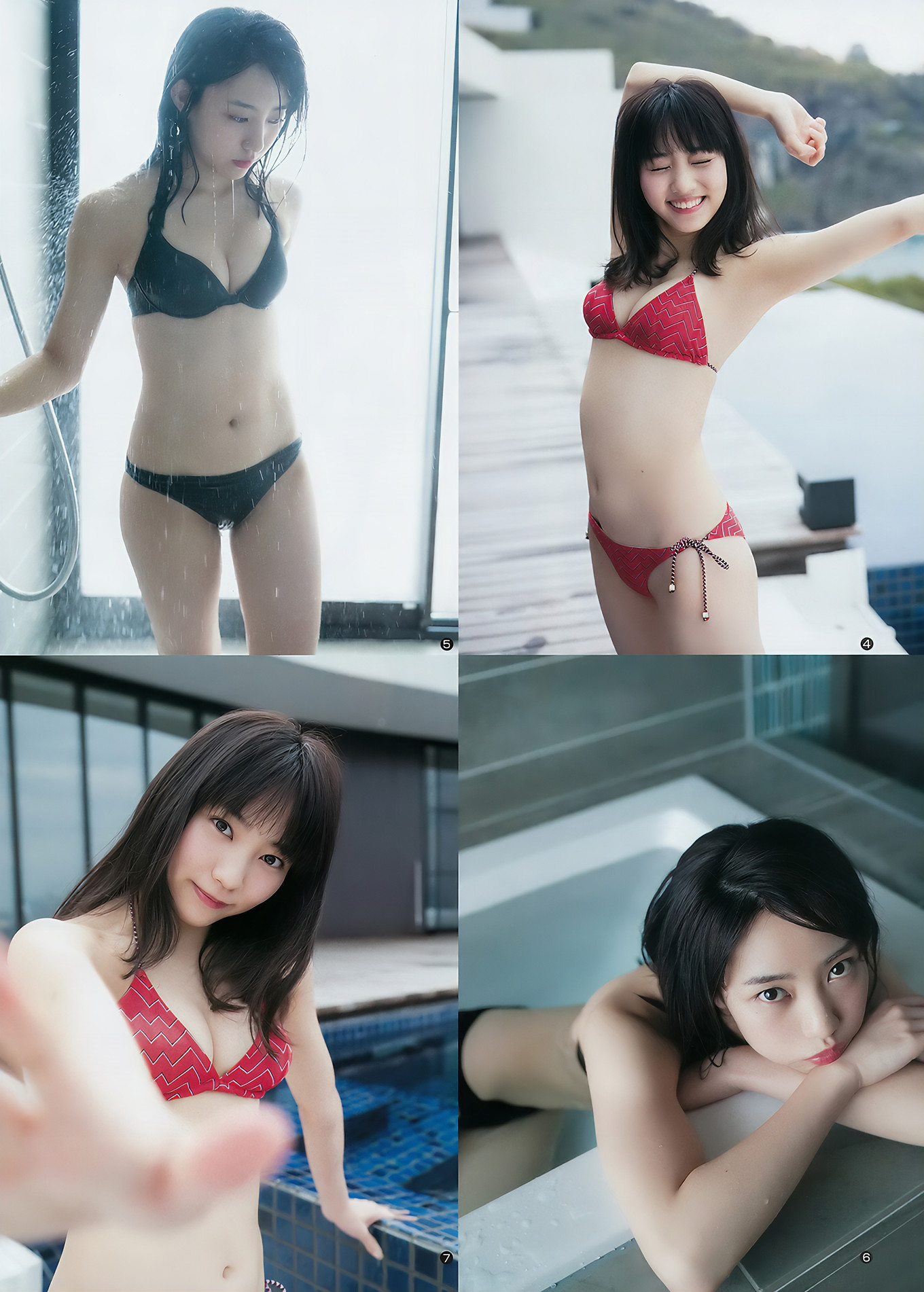 逢田梨香子 富永美杜, Young Jump 2018 No.17 (ヤングジャンプ 2018年17号)