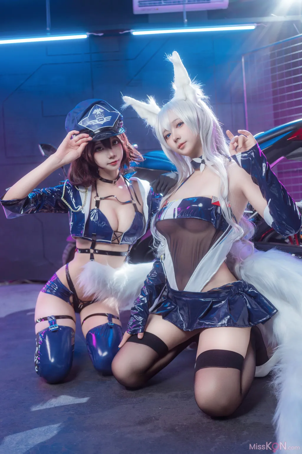 Coser@喜欢爱理吗 & 艾西aiwest_ 碧蓝航线 巴尔的摩&信浓 赛车女郎