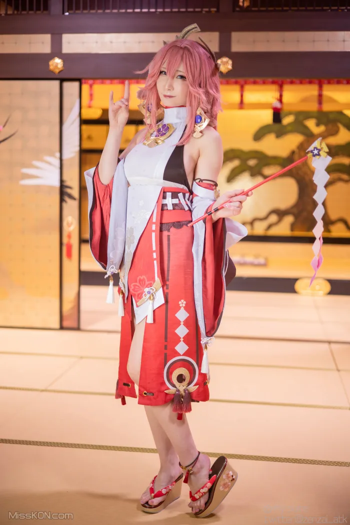 Coser@Atsuki (あつき)_ Genshin Impact Yae Miko & Kujou Sara