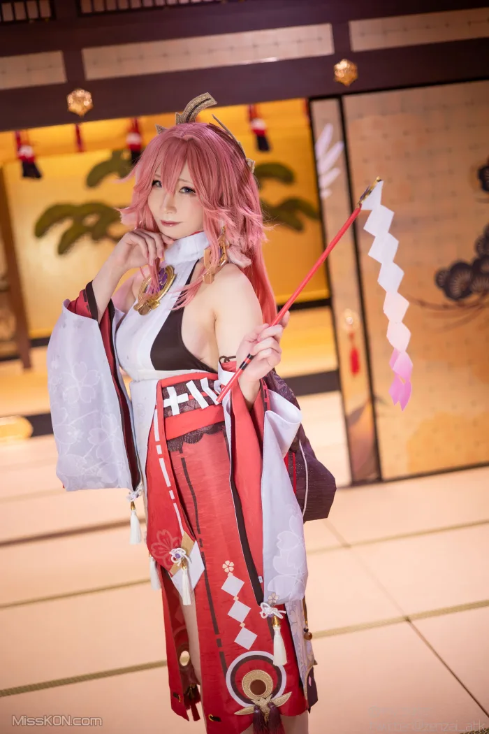 Coser@Atsuki (あつき)_ Genshin Impact Yae Miko & Kujou Sara