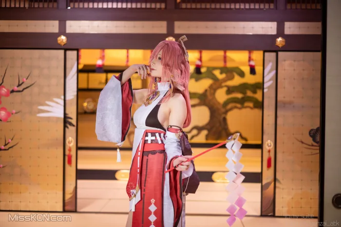 Coser@Atsuki (あつき)_ Genshin Impact Yae Miko & Kujou Sara