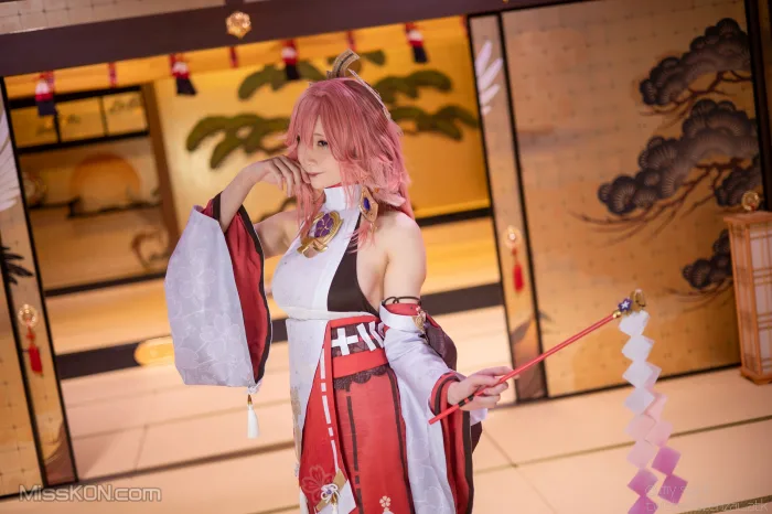 Coser@Atsuki (あつき)_ Genshin Impact Yae Miko & Kujou Sara