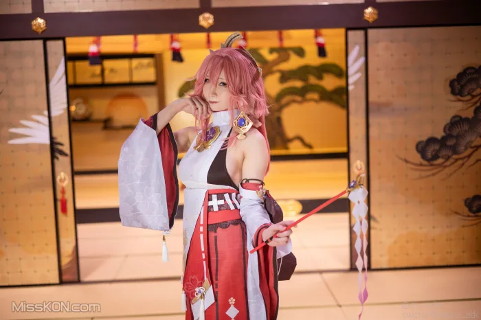 Coser@Atsuki (あつき)_ Genshin Impact Yae Miko & Kujou Sara