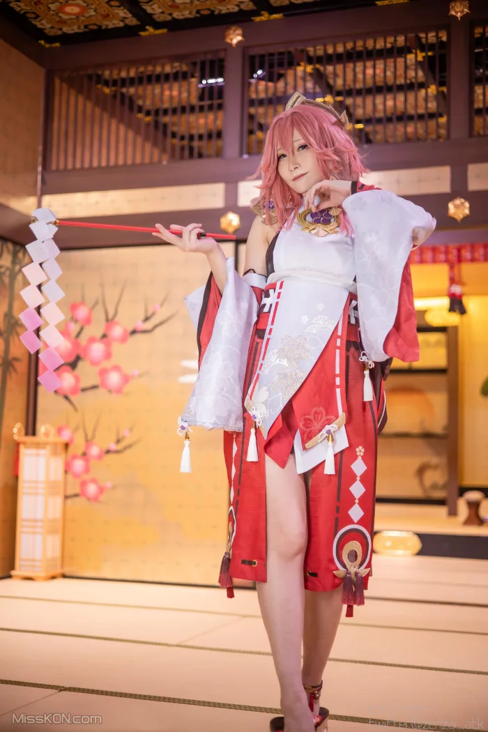 Coser@Atsuki (あつき)_ Genshin Impact Yae Miko & Kujou Sara