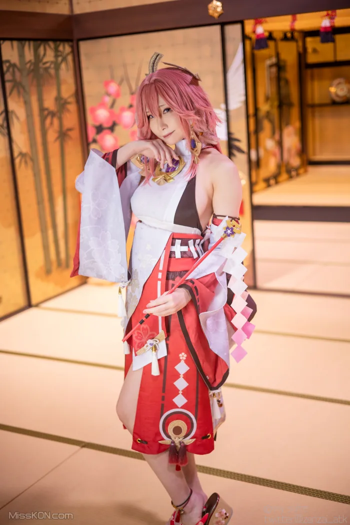 Coser@Atsuki (あつき)_ Genshin Impact Yae Miko & Kujou Sara